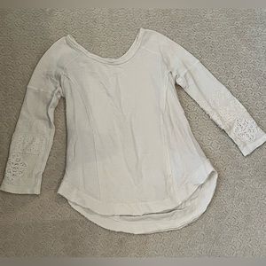 Free people oversized embroidered top